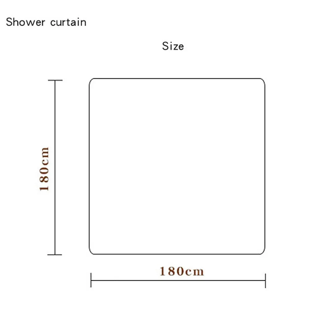 4 шт. занавеска для душа Нескользящая Туалетная полиэфирная крышка коврик набор ванная комната душевая занавеска в комплекте ковер для ванной комнаты 42x37 см douchegordijn