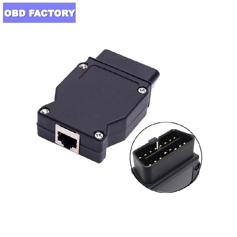 2020 OBD2 16 контактный разъем OBD OBDII адаптер для BMW ENET Ethernet к ob000 автомобилей Бесплатная