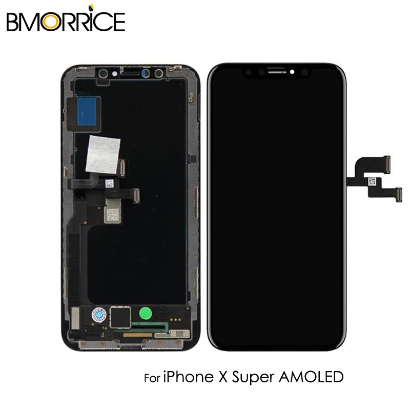 AMOLED/TFT для iPhone X XR ЖК-дисплей для iPhone XS OLED сенсорный экран дигитайзер сборка Замена с подарок качество Incell