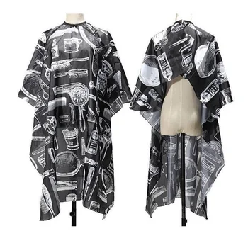 

Printed 140x115cm Salon Hairdressing Cape Hair Cutting Gown Barber Cape Hairdresser Cape Gown Cloth Waterproof Hair Cloth