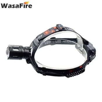 

XHP50 LED Headlamp Fishing Headlight 3 Modes Zoomable Waterproof Camping Light Powered by 2x18650 Batteries