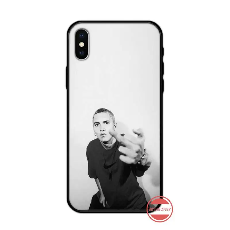 США певец актер Эминем ТПУ Мягкий силиконовый чехол для телефона iphone 5 5s 5c se 6 6s 7 8