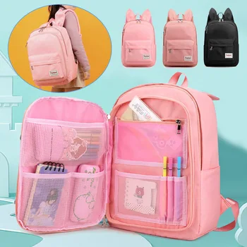 

New Junior School Bag For Teenager Girls Kids Cute Backpack Women Fashion Laptop Backbag Waterproof Mochila Escolar 2020