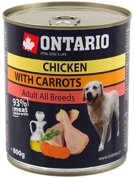 

ONTARIO ONTARIO for adult dogs with chicken and carrots