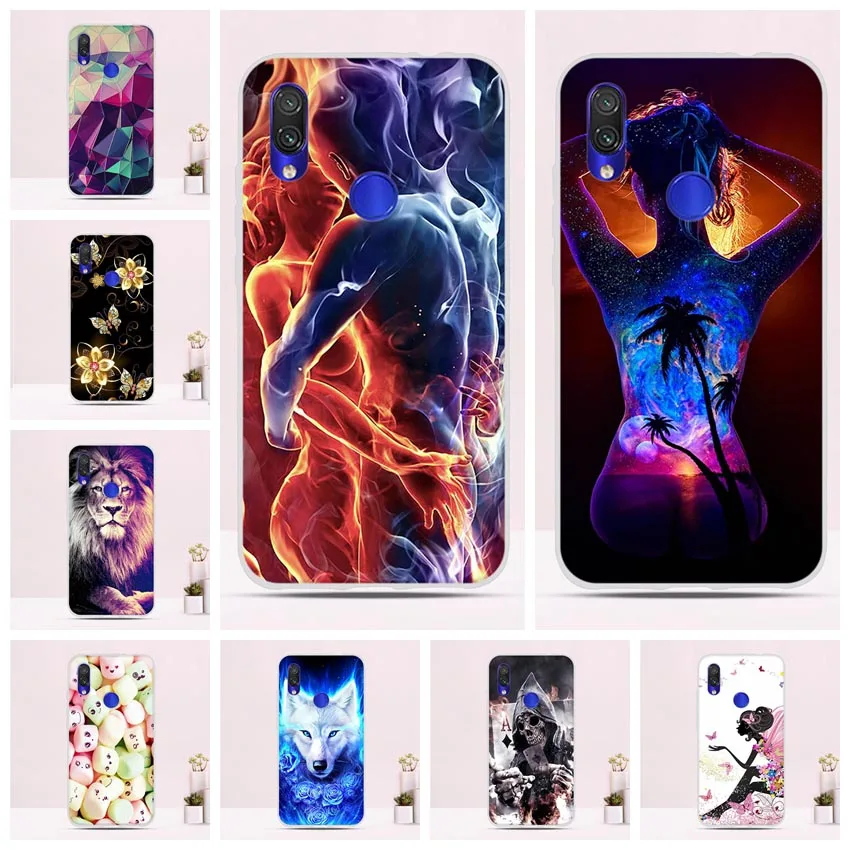 

6.26" For Xiaomi Redmi 7 Case Cover Soft Silicone TPU Back Case For Xiaomi Redmi 7 Case Redmi7 Phone bumper Fundas Redmi 7 Cover
