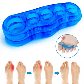 

Stretching Aligning Your Toes Beauty makeup Hot Sale Foot Problems Silicone Yoga Accessories 1Pair Toes Improve Toes care Yoga