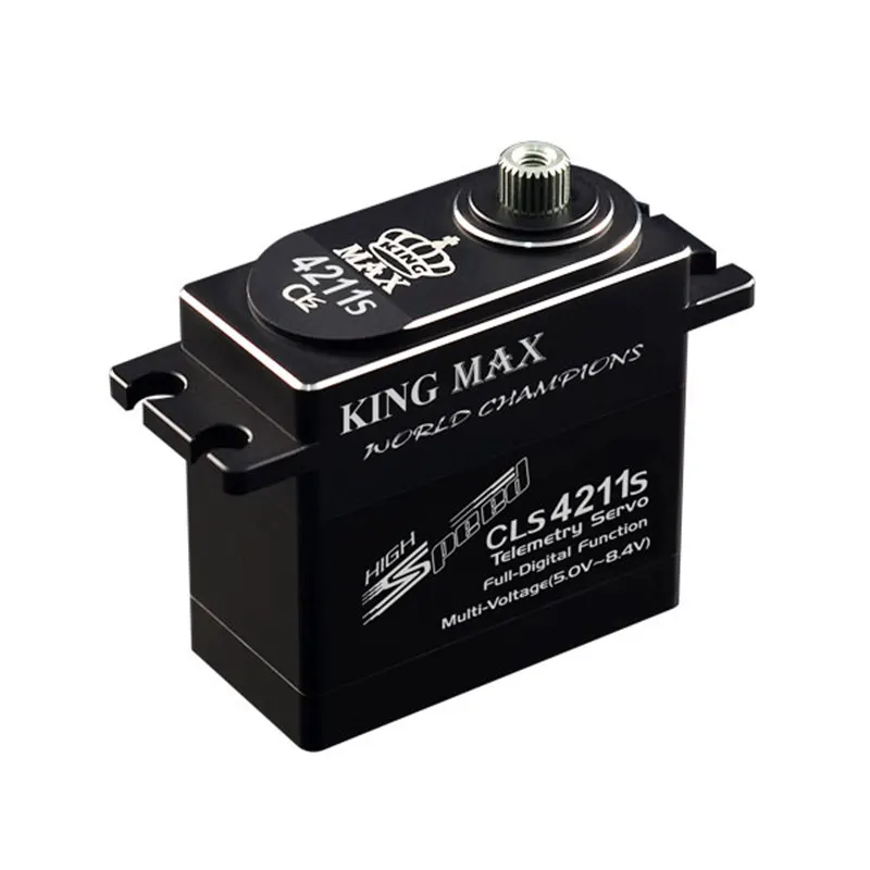 KINGMAX CLS4211S 80 г 42 кг/см 5 0-8 4 в цифровой Стандартный телеметрический сервопривод