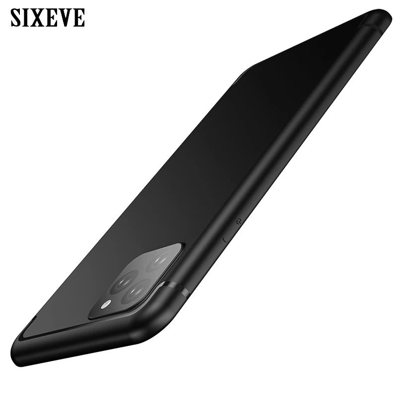 Силиконовый мягкий матовый телефон случае для iPhone 11 Pro Max X Xs XR 10 6 s 6s 7 8 Plus 7Plus