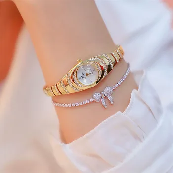 

BS Bee Sister Quartz wristwatches Women Fashion Diamond Bracelet Alloy watchbands Lady Leisurely Watch Montre Femme Horloge W5