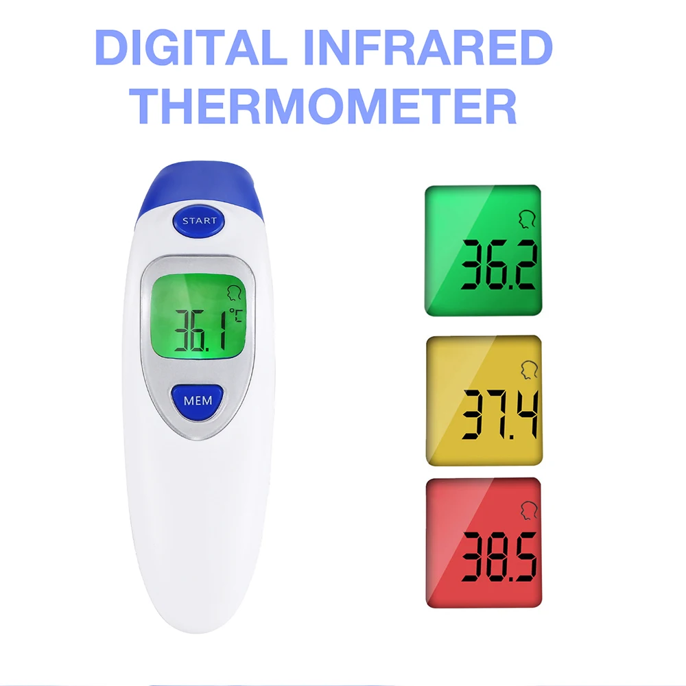 Детский Инфракрасный цифровой ЖК термометр тело, лоб Бесконтактный инфракрасный термометр для взрослых измерение температуры ИК Termometro