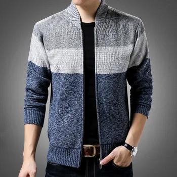 

Brand Sweater Coat Men Cashmere Cardigan Men Clothes 2019 New Arrivals Autumn Winter Thick Warm Zipper Coats BY17
