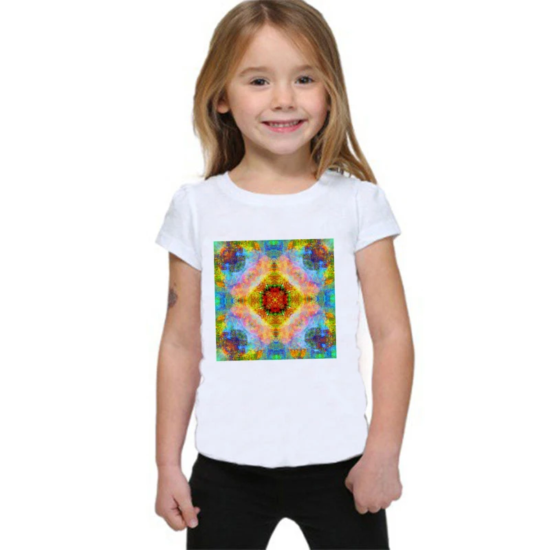 Elemento Di Moda Vestiti Del Neonato Pittura A Olio Tie Dye Kit Per Bambini Modello Toddler Girl Clothes Design T Shirt Ragazzi Girocollo