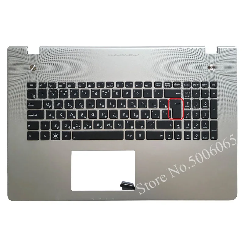 Russo para Asus Teclado do Portátil com Encosto de Mãos Novo Teclado N76vm N76vz ru Capa Superior N76 N76vb N76vj - Imagem 4