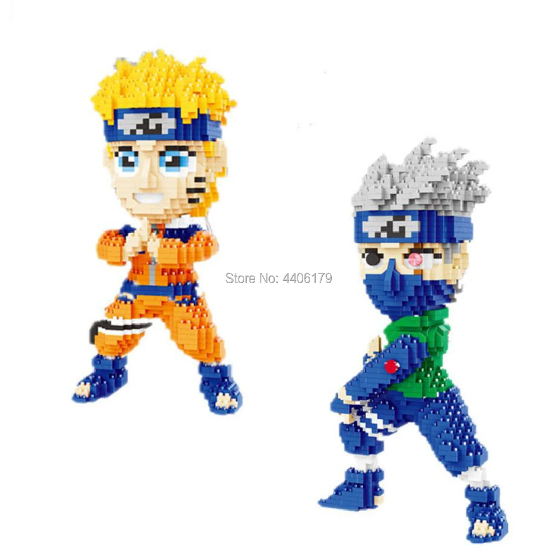 Лидер продаж японское аниме lepining creators Hokage ninja Narutos Uzumaki Hatake Kakashi фигурки мини микро