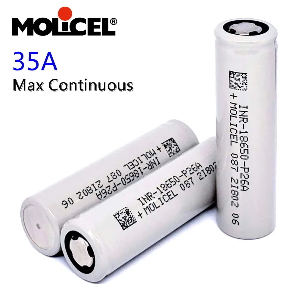 Новый оригинальный литий-ионный аккумулятор Molicel перезаряжаемые литий-ионные