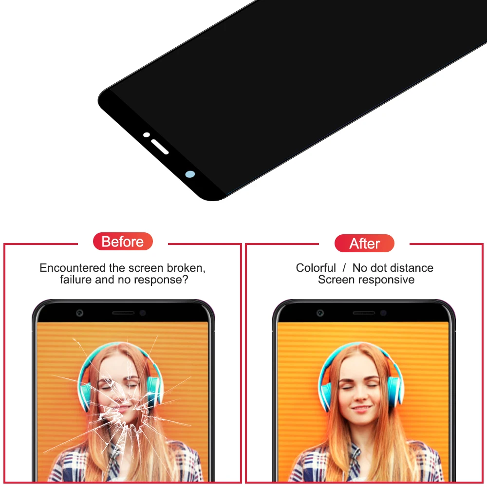 Для 5,6" huawei P Смарт ЖК-экран+ сенсорный экран панель дигитайзер сборка Замена для huawei Enjoy 7S ЖК