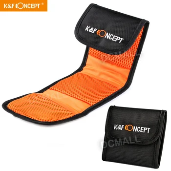 

New Lens Filter Wallet Skin Case 6 Pockets Filter Bag For Camera Filter Pouch UV ND Circular Polarizing 49mm - 77mm FreeShipping