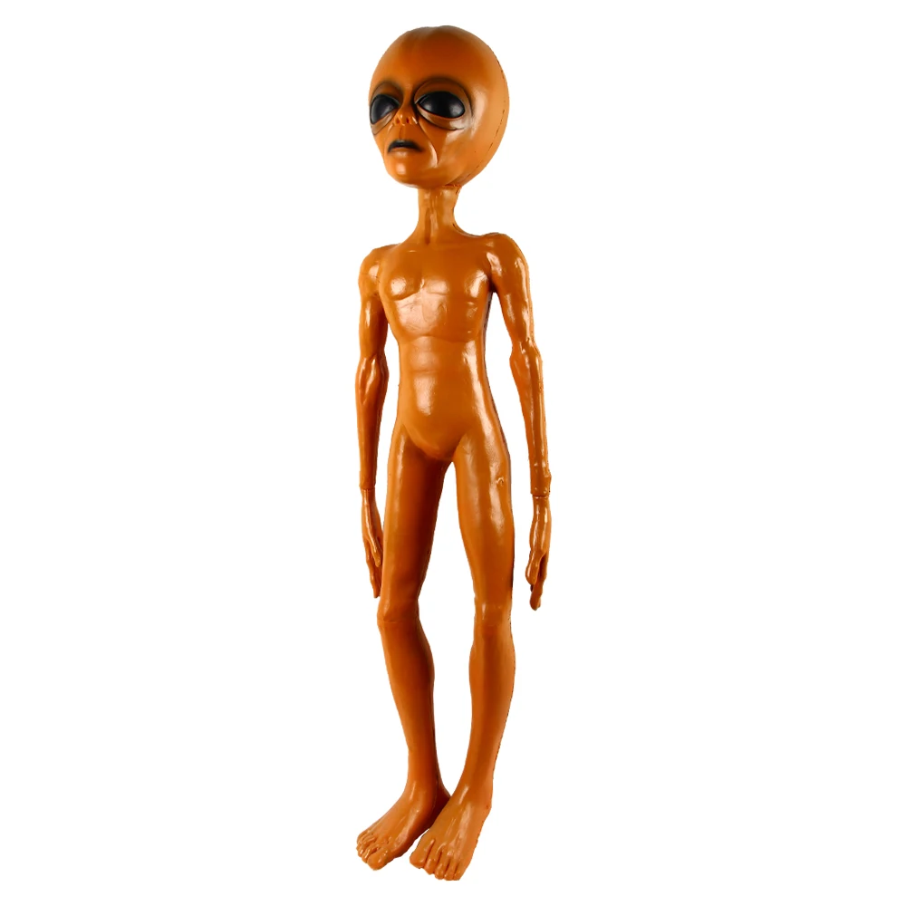 Alien Head Latex Prop Lifesize UFO Roswell Martian Lil Mayo Area 51 Scary Prop 