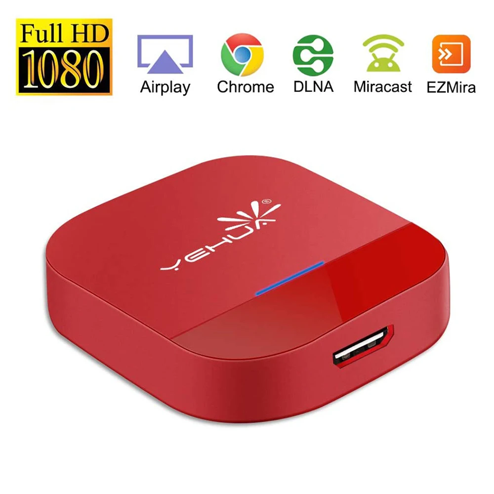 HDMI TV Stick беспроводная лампа Wi-Fi адаптер для дисплея Full HD 1080P DLNA Airplay Miracast телефона