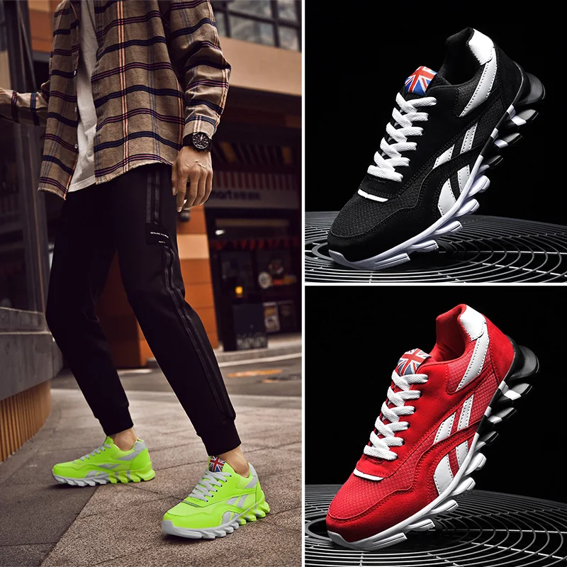 Mens Sneakers Trainers Sport Breathable Running Shoes