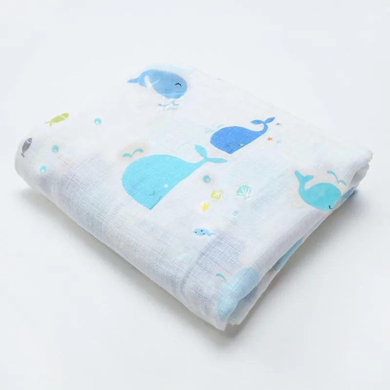 Муслиновые детские одеяла, пеленки, аксессуары для фотографирования новорожденных, мягкая Пеленка, органический хлопок, детское постельное белье, банное полотенце, пеленка - Цвет: baby blanket 5