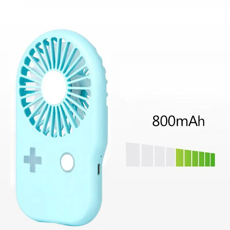 Mini Portable Handheld USB Rechargeable Fan Unique Game Console Shape Summer Air Conditioner Cooling Fan