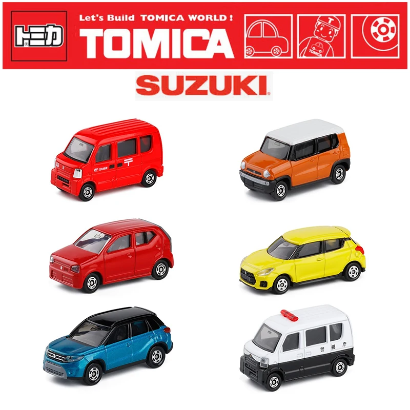 TAKARA TOMY Tomica 1: 60 Suzuki SWIFT ESCUDO SUV Post Van ALTO каждая Полицейская машина литая под давлением модель автомобиля Игрушечная машина игрушки для мальчиков