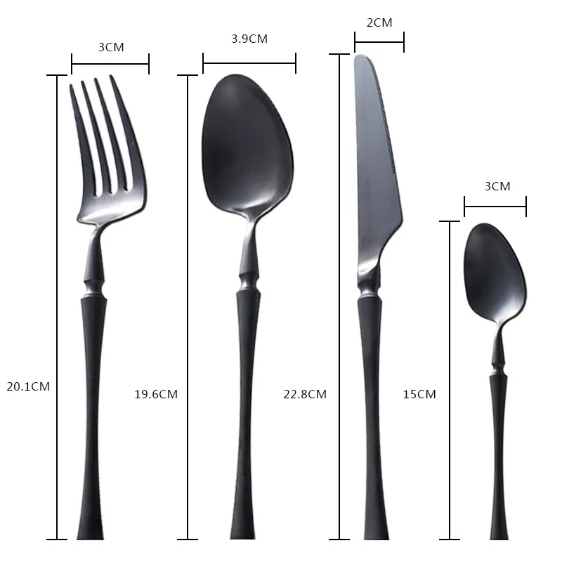 IVYSHION 4/5 комплект столовых приборов элегантный Dinneware набор из нержавеющей стали набор ножей вилка и ложка Европейский стиль столовые приборы набор посуды