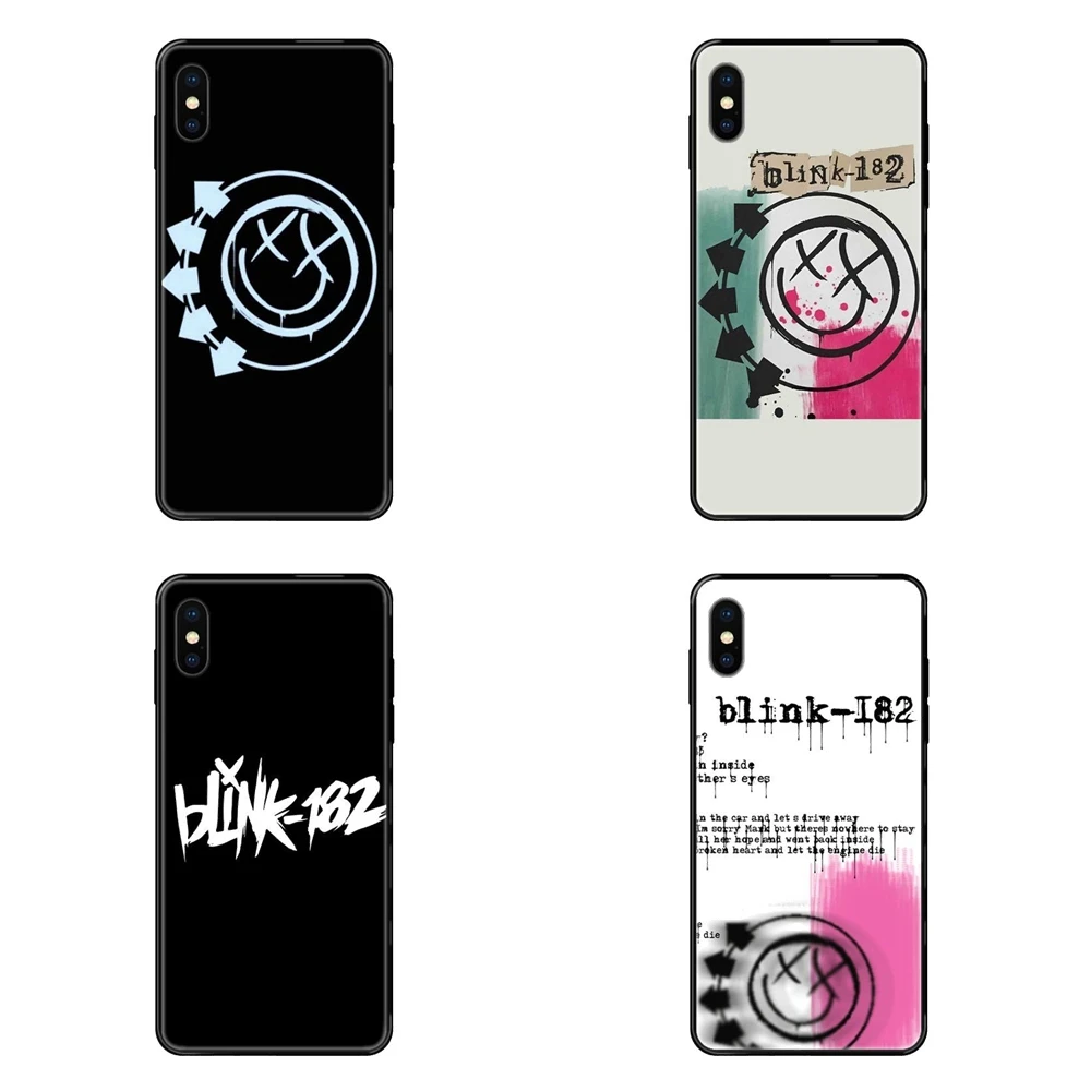 Для Apple iPhone X XR XS 11 12pro MAX 5S 5C SE 6S 7 8 Plus 2020 Blink 182 Song черный мягкий ТПУ Новый стиль