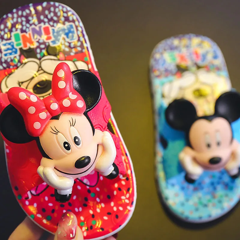 

Children's Slippers Summer Boys Baby Shoes Indoor Slip Girls Cute Cartoon Home Slippers Cartoon Minnie Slippers Kids Shoes