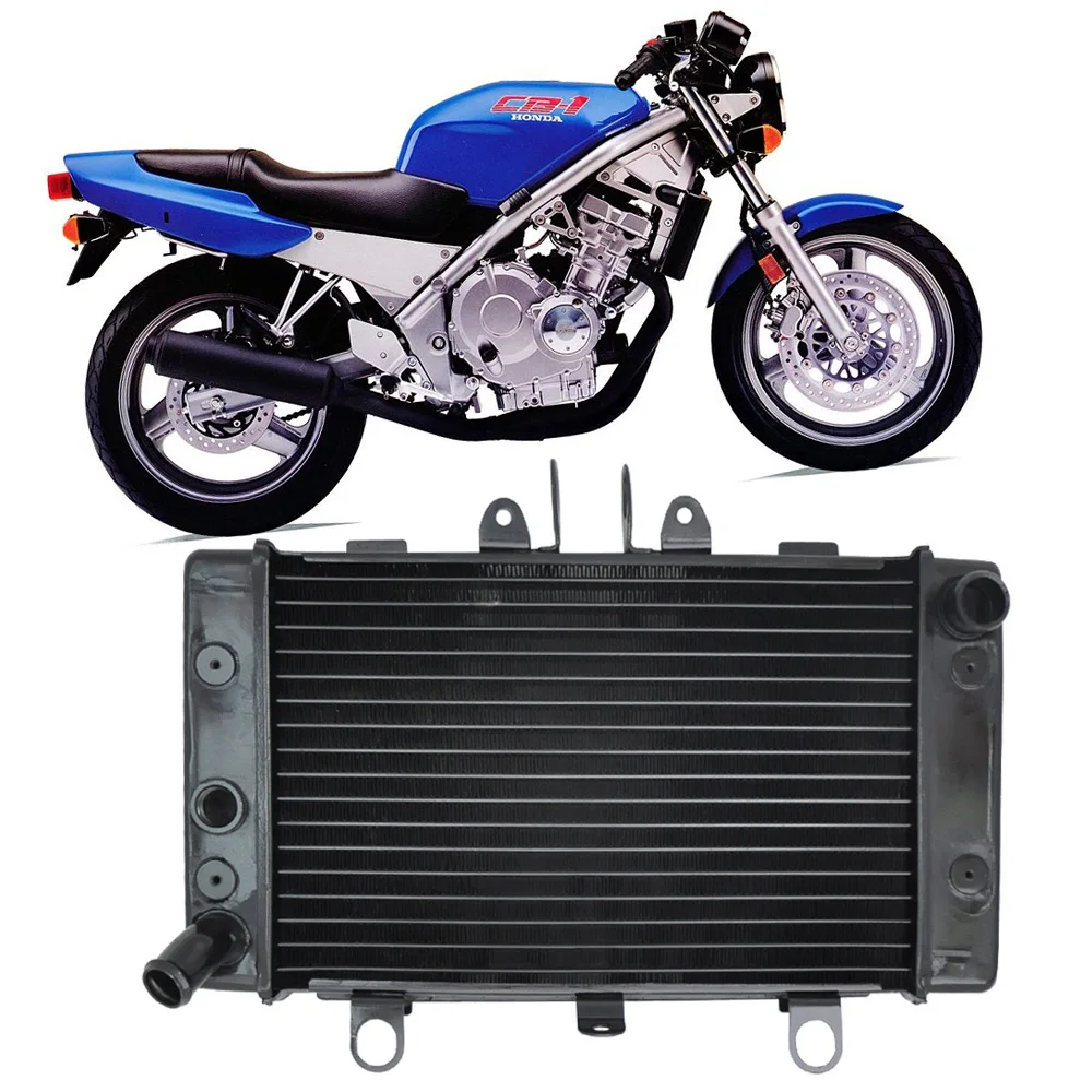 Motorcycle Aluminium Cooling Cooler Radiator Replacement For Honda CB-1 CB400F NC27 1989-1992 CB 400F CB400 F