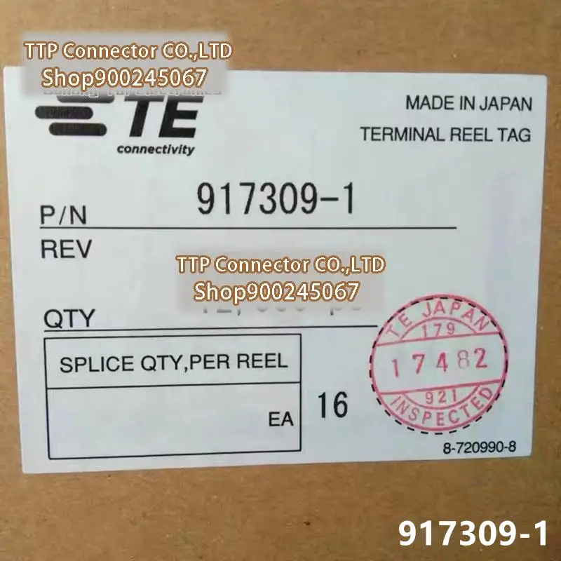 

12000pcs/lot Connector 917309-1 Wire gauge 20-22AWG 100% New and Origianl