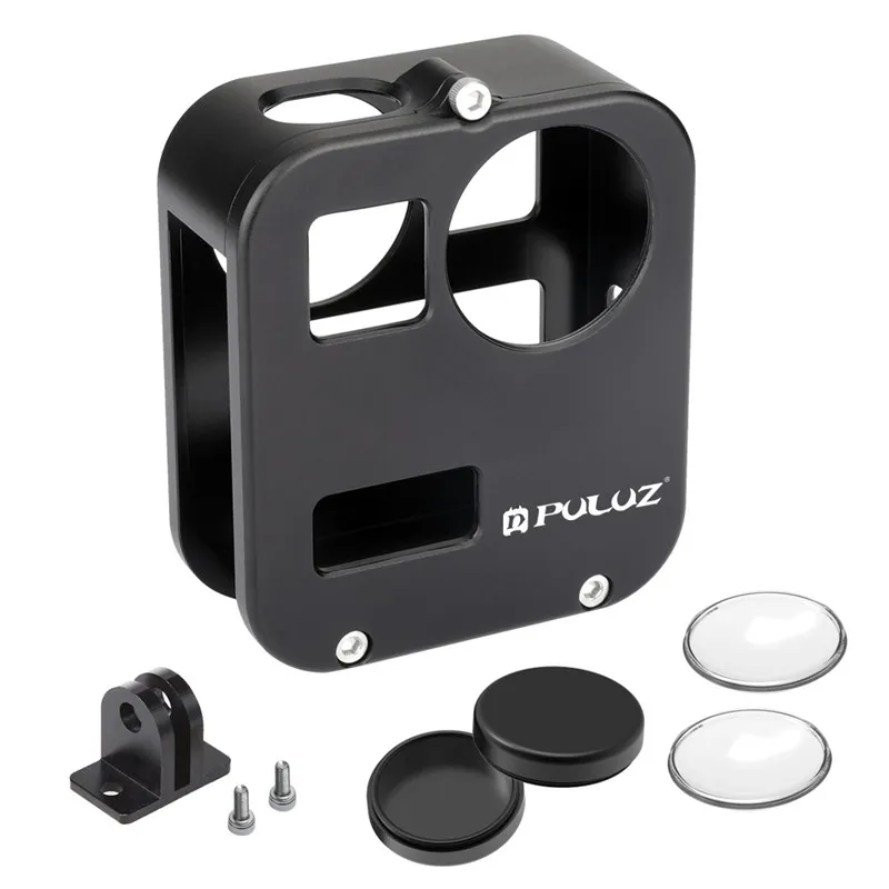 Черный цвет Защитный чехол-рамка для GoPro Max Action camera Border Cover Корпус оболочка крепление для Go Pro аксессуар - Цвет: Черный цвет