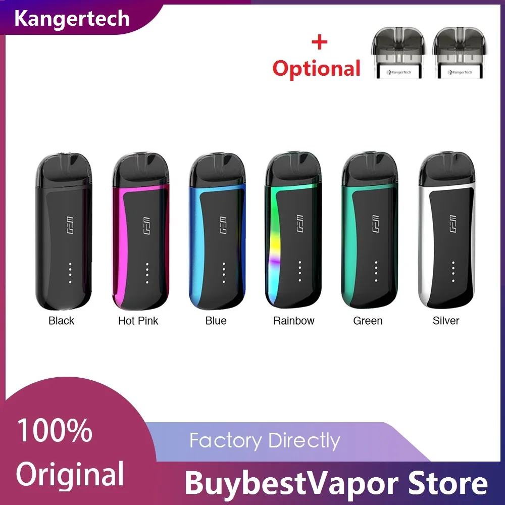 Вейп-набор Kangertech GEM вейп с аккумулятором 500 мАч баком 2 мл и керамической катушкой