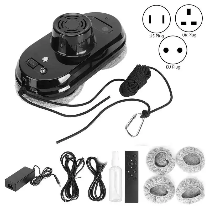 

Window Cleaner Robot Remote Control Electric Window Vacuum Cleaner Automatic Home Glass Cleaning Washer