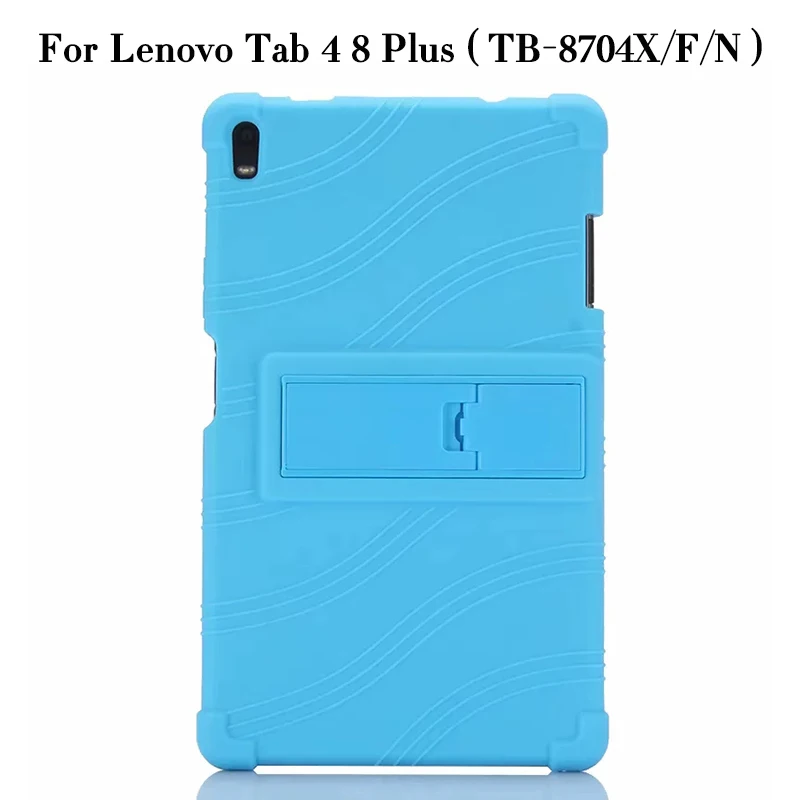 TAB4 8 Plus-sky blue Чехол Slicon для lenovo TAB 3 8 Plus 8703x TB-8703N/F 8," планшетный ПК Защитный чехол для lenovo Tab 4 8 Plus TB-8704X/F/N - Цвет: TAB4 8 Plus-sky blue