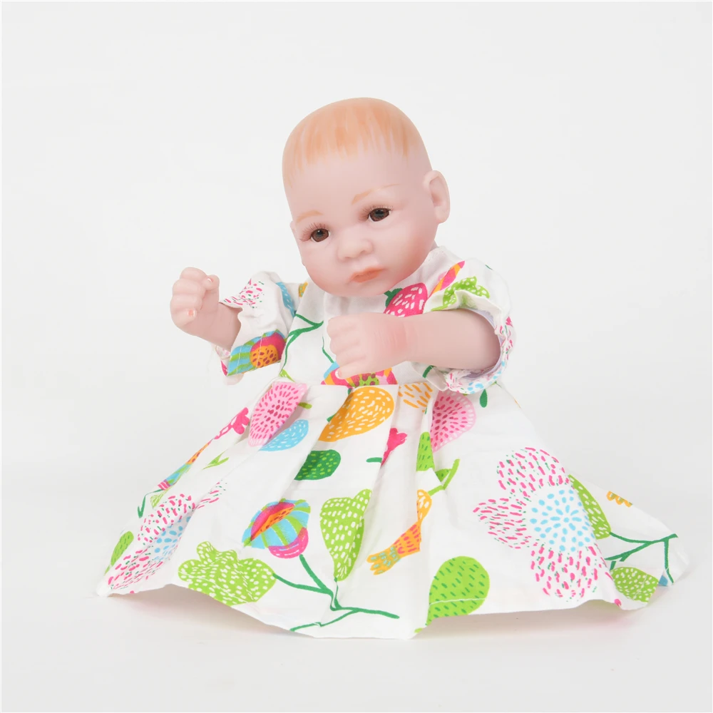 25 см прекрасная кукла Reborn Preemie Bebe полностью силиконовая для новорожденных