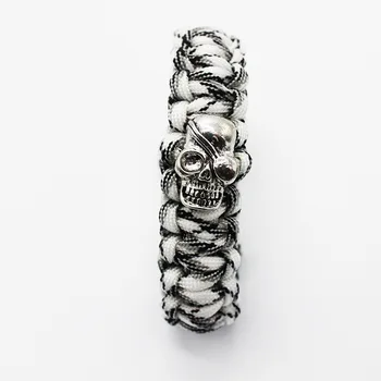 

Bracelet lifesaving bracelet braided bracelet Survival bracelet fashion metal skull seven pistils umbrella rope