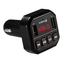 Wireless FM Trasmettitore LCD Musica MP3 Audio Receiver Adapter Trasmettitore Slot Per TF FM Modulatore Bluetooth Hands-free Car Kit