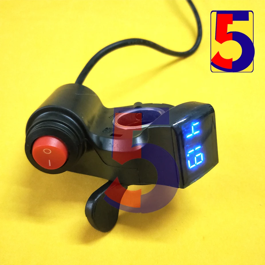 Дроссельная заслонка большого пальца 12 V 99 Ebike LCD дроссельная с дисплеем