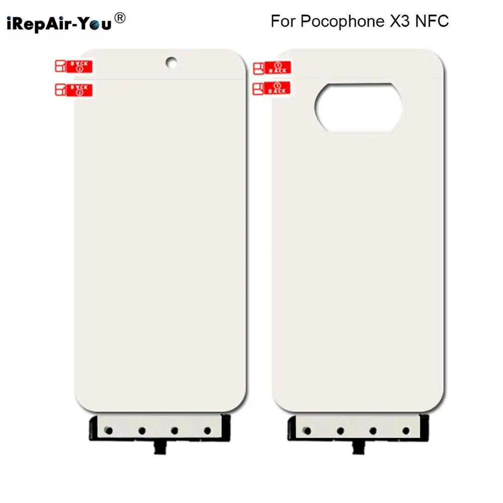 Гидрогелевая пленка с полным покрытием для передней и задней панели Xiaomi Pocophone X3 NFC