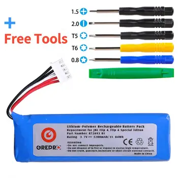 

3200mAh GSP87269301 battery for JBL Flip 4 Flip4, Flip 4 Special Edition .