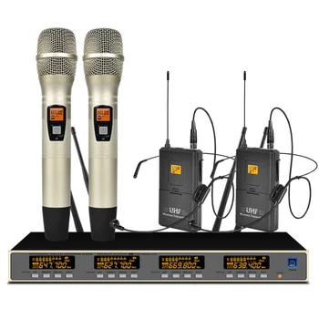 

Professional wireless microphone system headset handheld microphone for stage school church microphone
