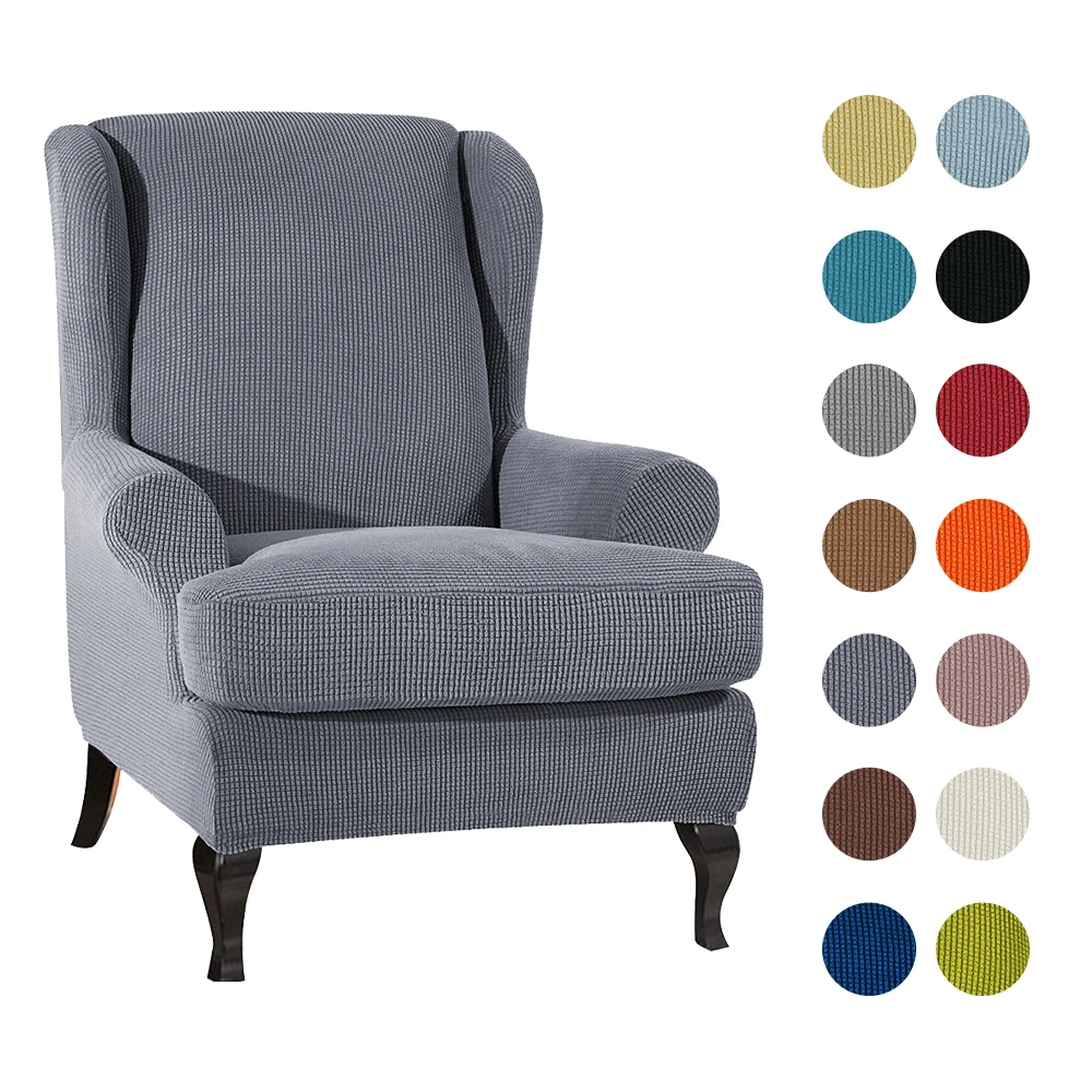 

1pc Plaid Pattern Elastic Chair Cover Armchair Seat Cover Chair Protector For Home Restaurant Hotel Office
