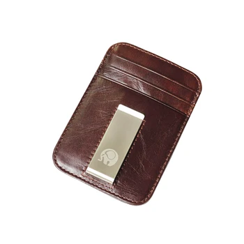 

RFID Blocking Purses Male Retro Men's Wallet Small Wallets for Men Slim Money Clip Genuine Leather Anti-theft Credit Card Case