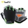 CoolFit-Guantes de ciclismo para hombres y mujeres, prendas de manos antideslizantes a medio dedo para bicicleta y deportes, transpirables y anti choque, nuevos ► Foto 1/6