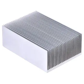

Aluminum Heat Radiator Heatsink Cooling Fan 200x69x37mm Silver Tone