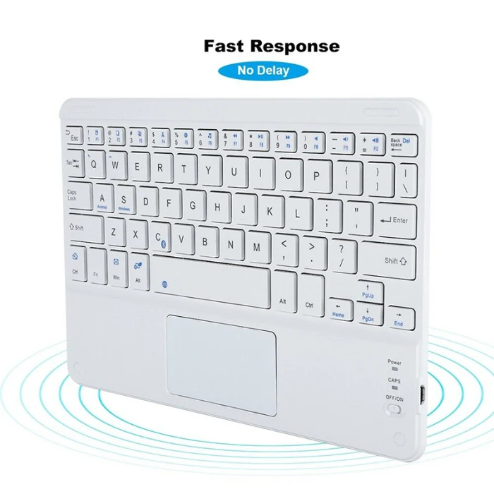 Новая беспроводная мини-клавиатура Bluetooth 3,0 с сенсорной панелью мыши для iOS Android Windows DC128