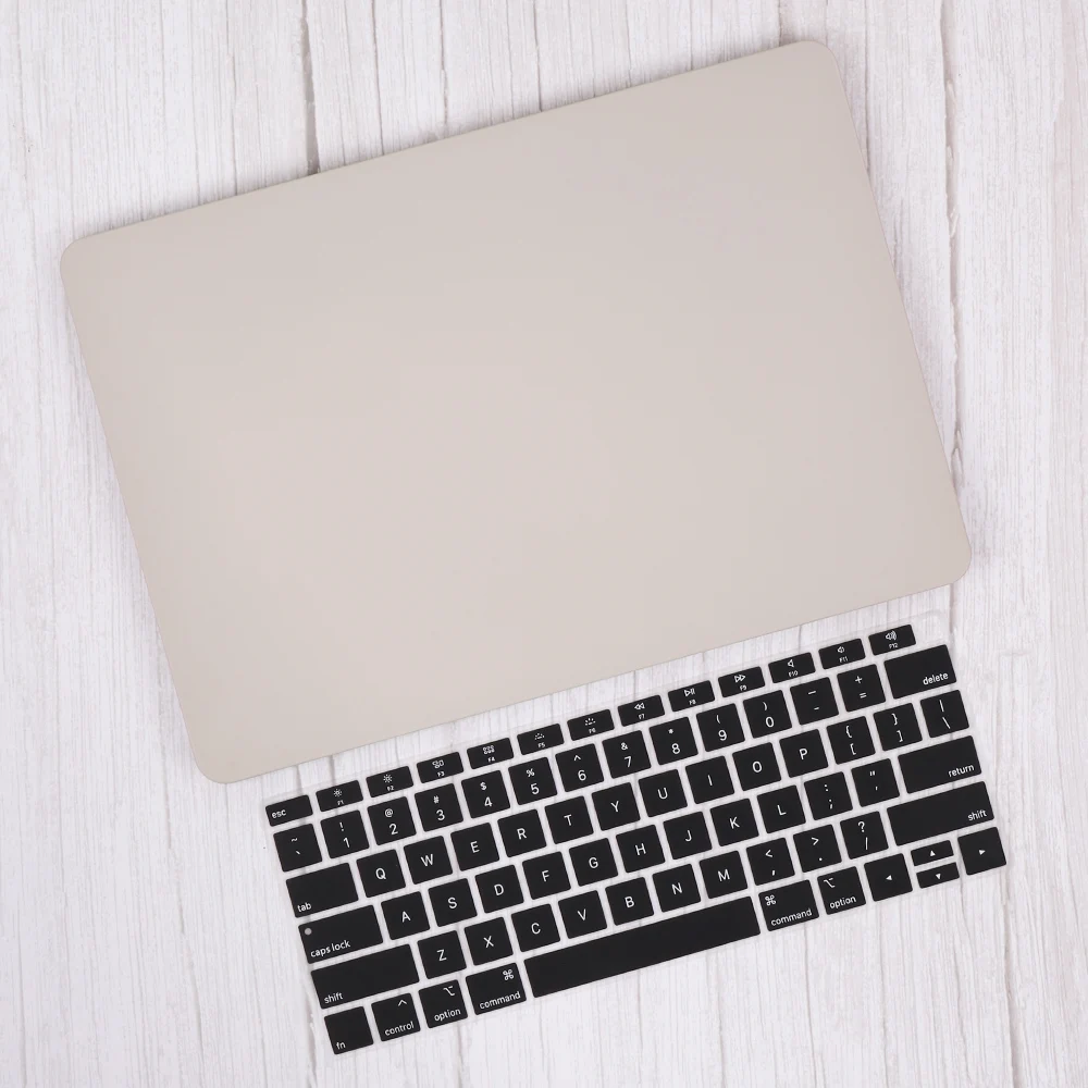 Матовый пластиковый жесткий чехол для MacBook Air 13 дюймов A1932 Pro 13 15 16 Touch bar A2141 A2159 чехол для ноутбука+ крышка для клавиатуры - Цвет: Rock Gray