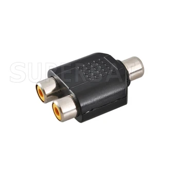 

Superbat 5 pcs RCA audio adapter RCA Jack to Two RCA Jack/Jack RF Adapter